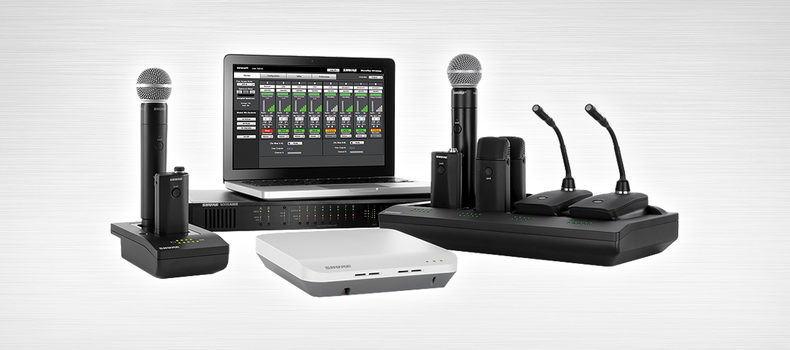 Shure Microflex™ Wireless neXt 4 & 8 無線麥克風系統組實品組合圖片2